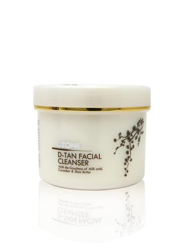 OZONE D Tan Facial Cleanser 250G with Instant Glo Bleach 250G for Glowing & Smooth Skin